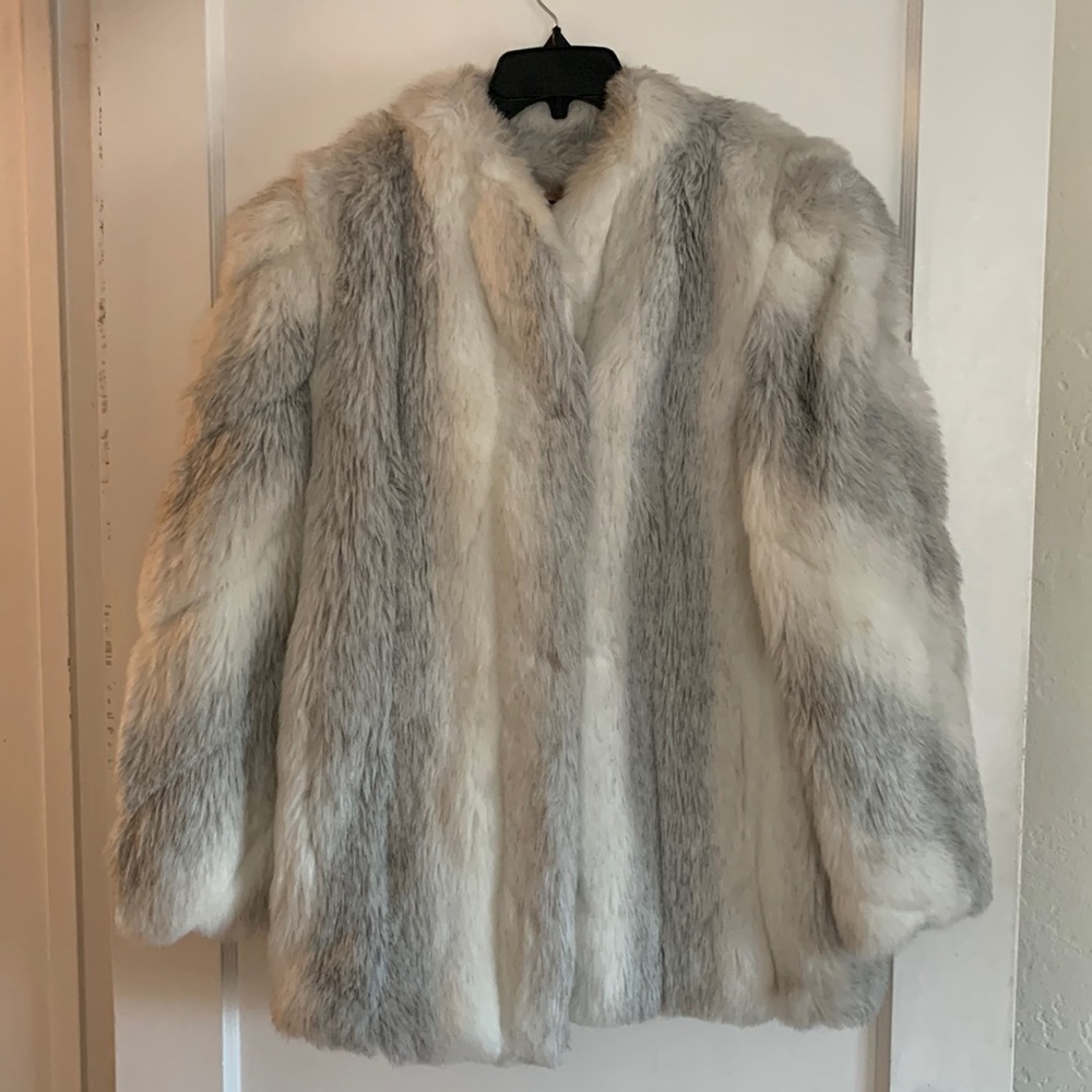 Vintage Jordache faux fur coat